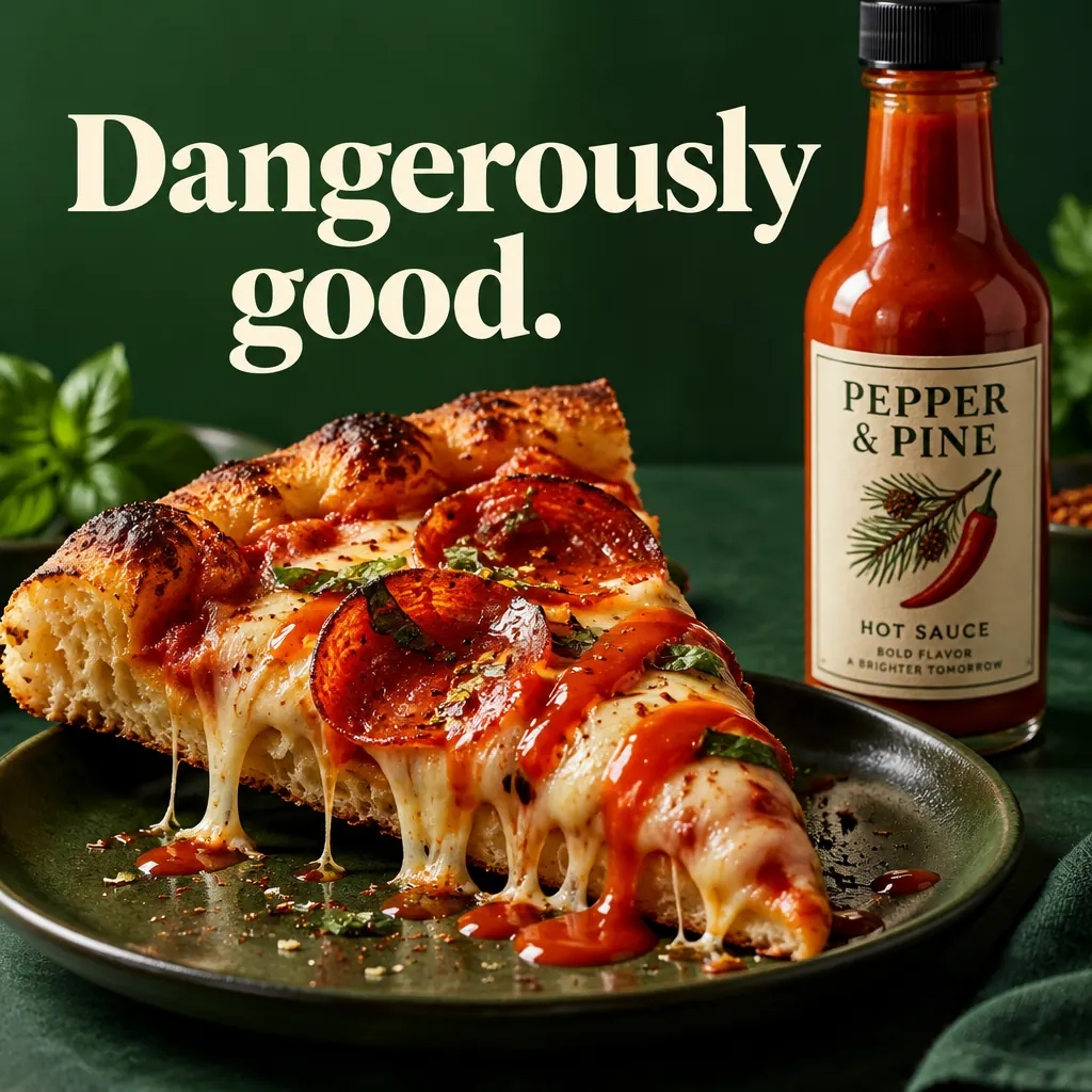 Hot sauce static ad